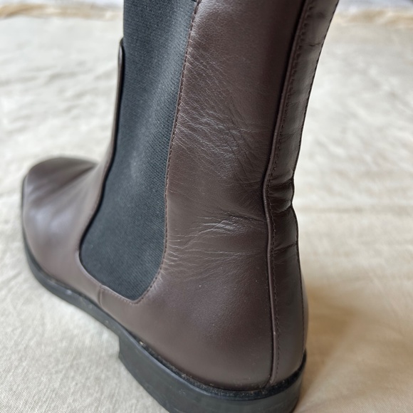 The Italian Leather Square Toe Chelsea Boot EVERLANE EUC - Picture 10 of 11